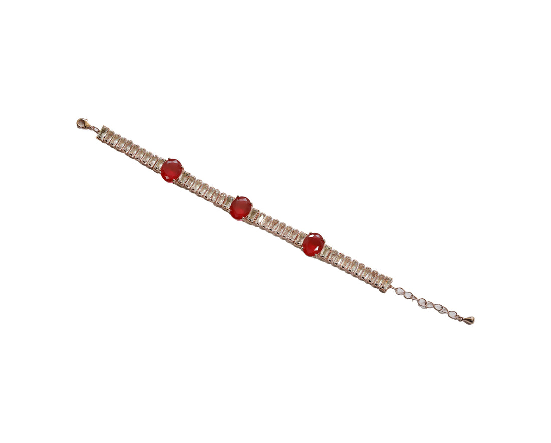 Zircon Mixed-Cut Line Bracelet 5576