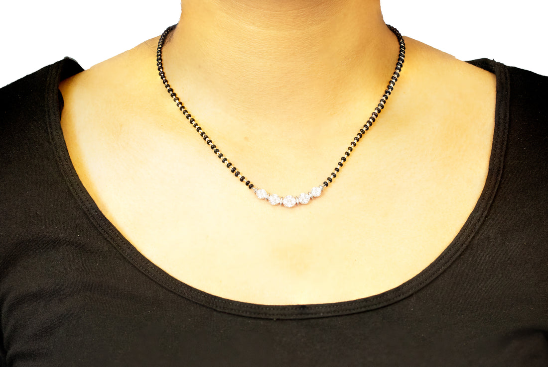 92.5 Silver Mangalsutra 15540