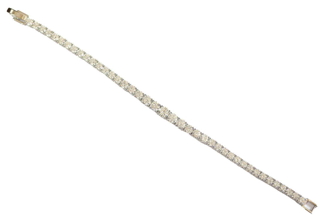 Zircon Classic Stone Row Bracelet 10638