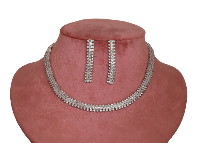 Zircon Royal Radiance Necklace Set 11237