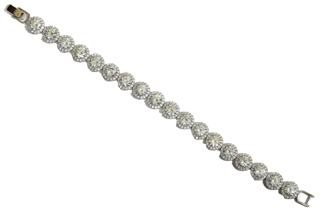 Zircon Crystal Crown Line Bracelet 11371