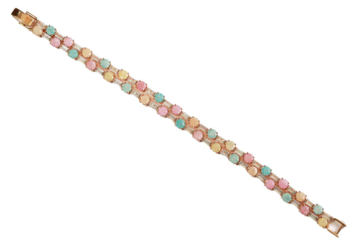 Zircon Double Line Luxe Bracelet 11385