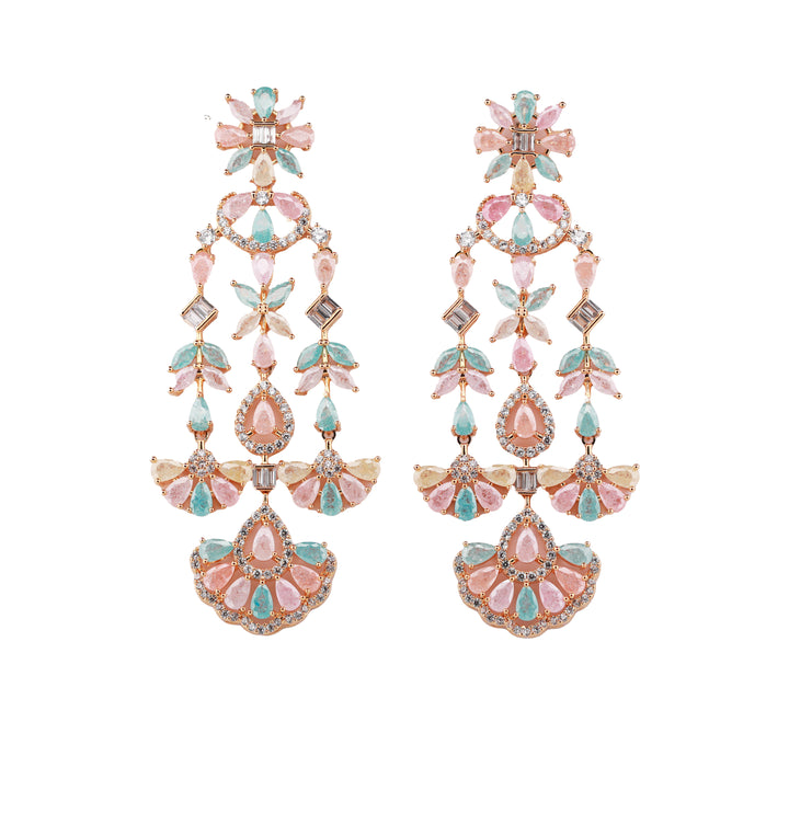 Zircon Royal Chandelier Earrings 11482