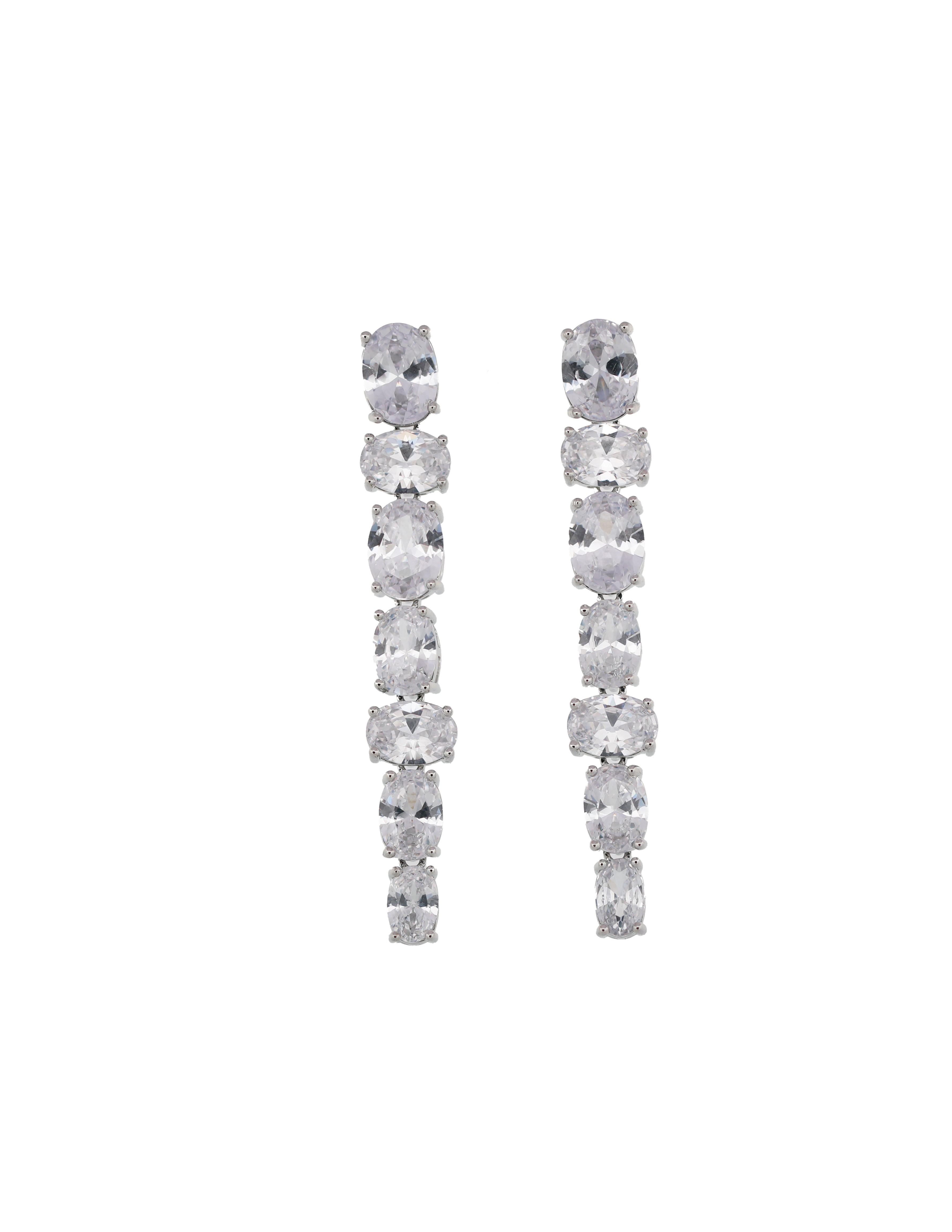 Zircon Minimalist Stone Line Dangler 11517