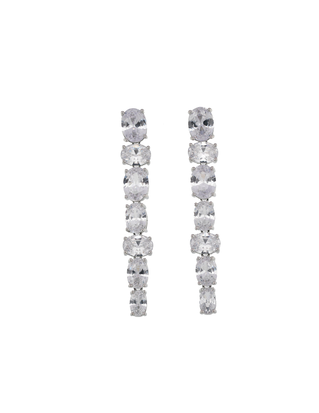 Zircon Minimalist Stone Line Dangler 11517