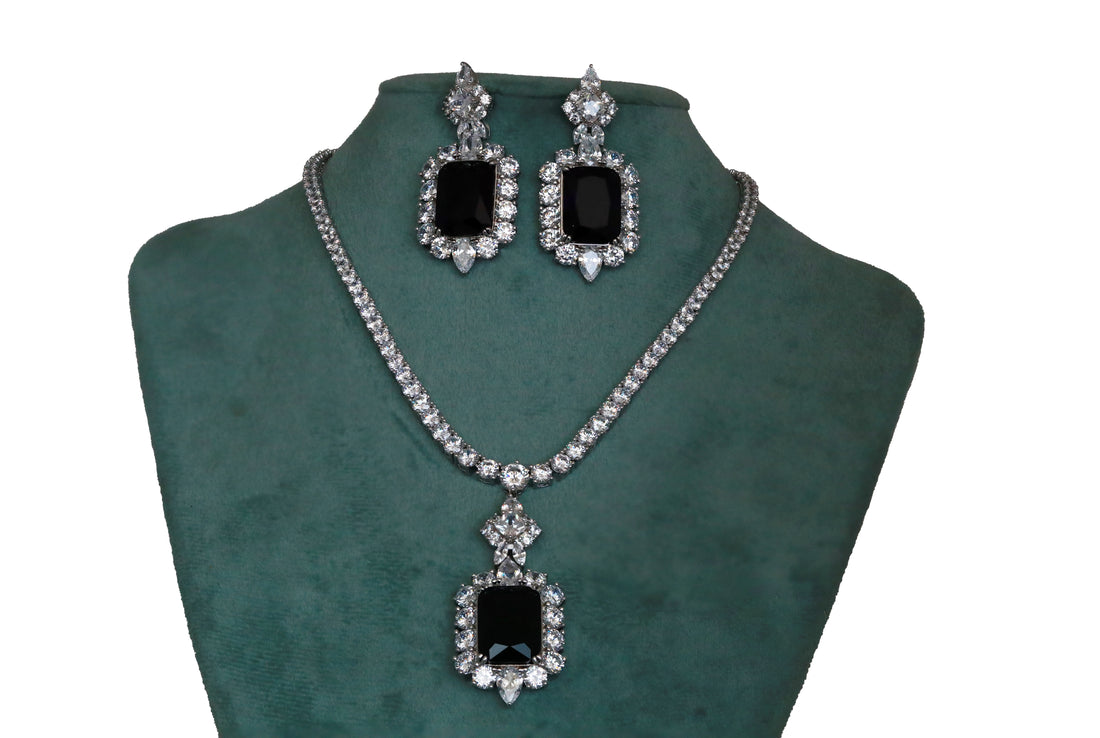 Zircon Regal Radiance Necklace Set 11772