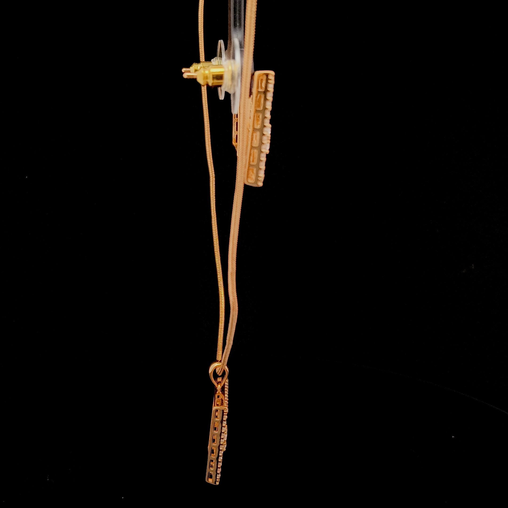 Zircon Chain Pendant Set 12041