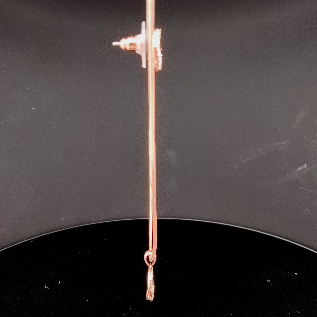 Zircon Chain Pendant Set 12051