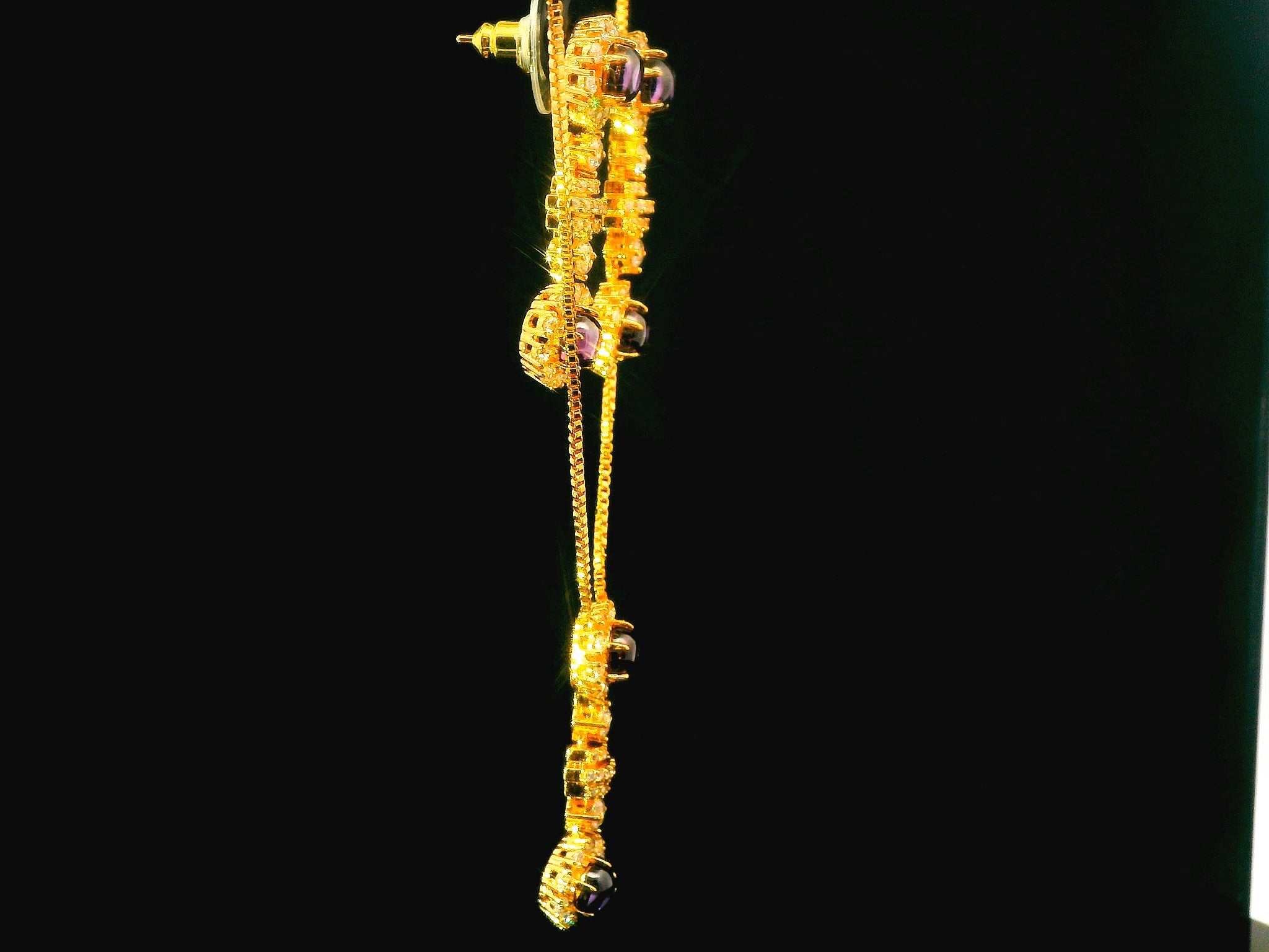Zircon Chain Pendant Set  12245