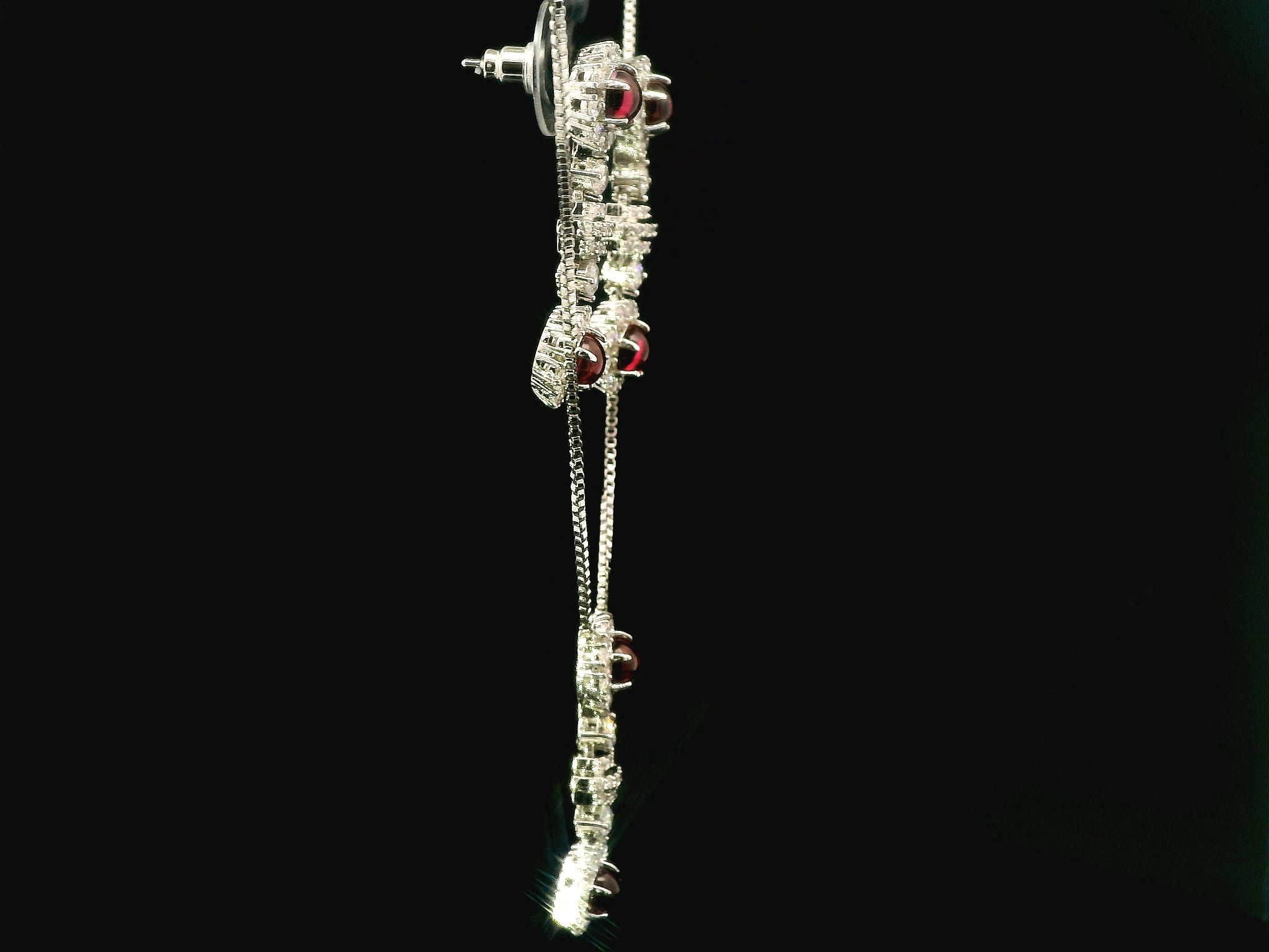 Zircon Chain Pendant Set  12245