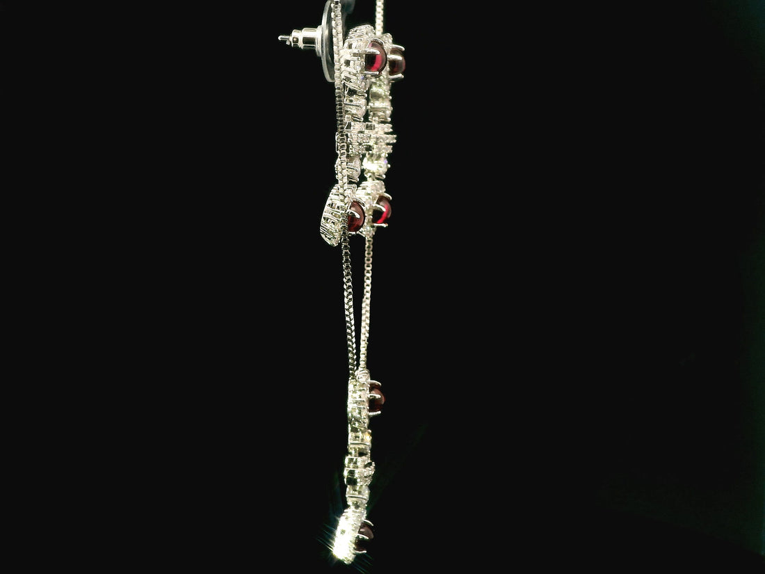 Zircon Chain Pendant Set  12245