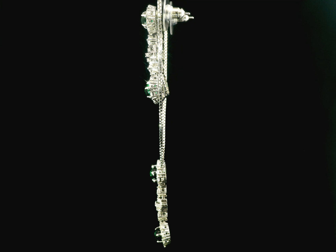 Zircon Chain Pendant Set  12245