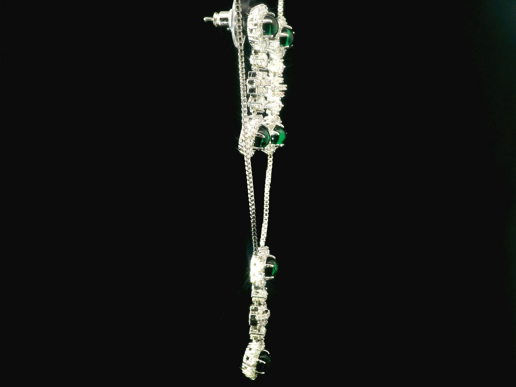 Zircon Chain Pendant Set  12245