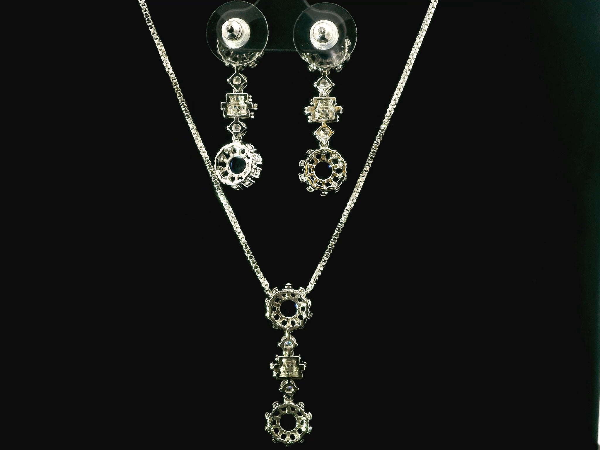 Zircon Chain Pendant Set  12245