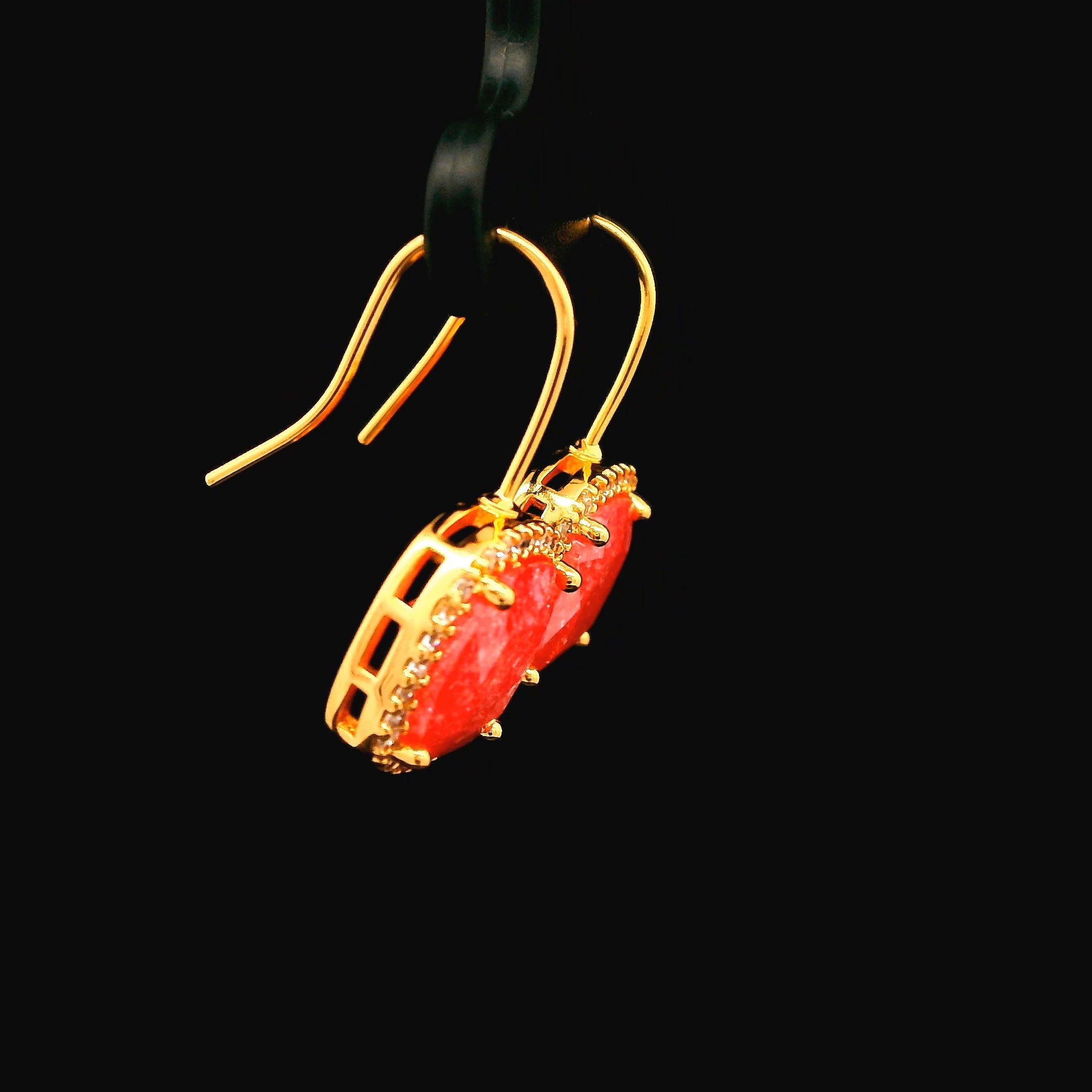Zircon Earrings  12613