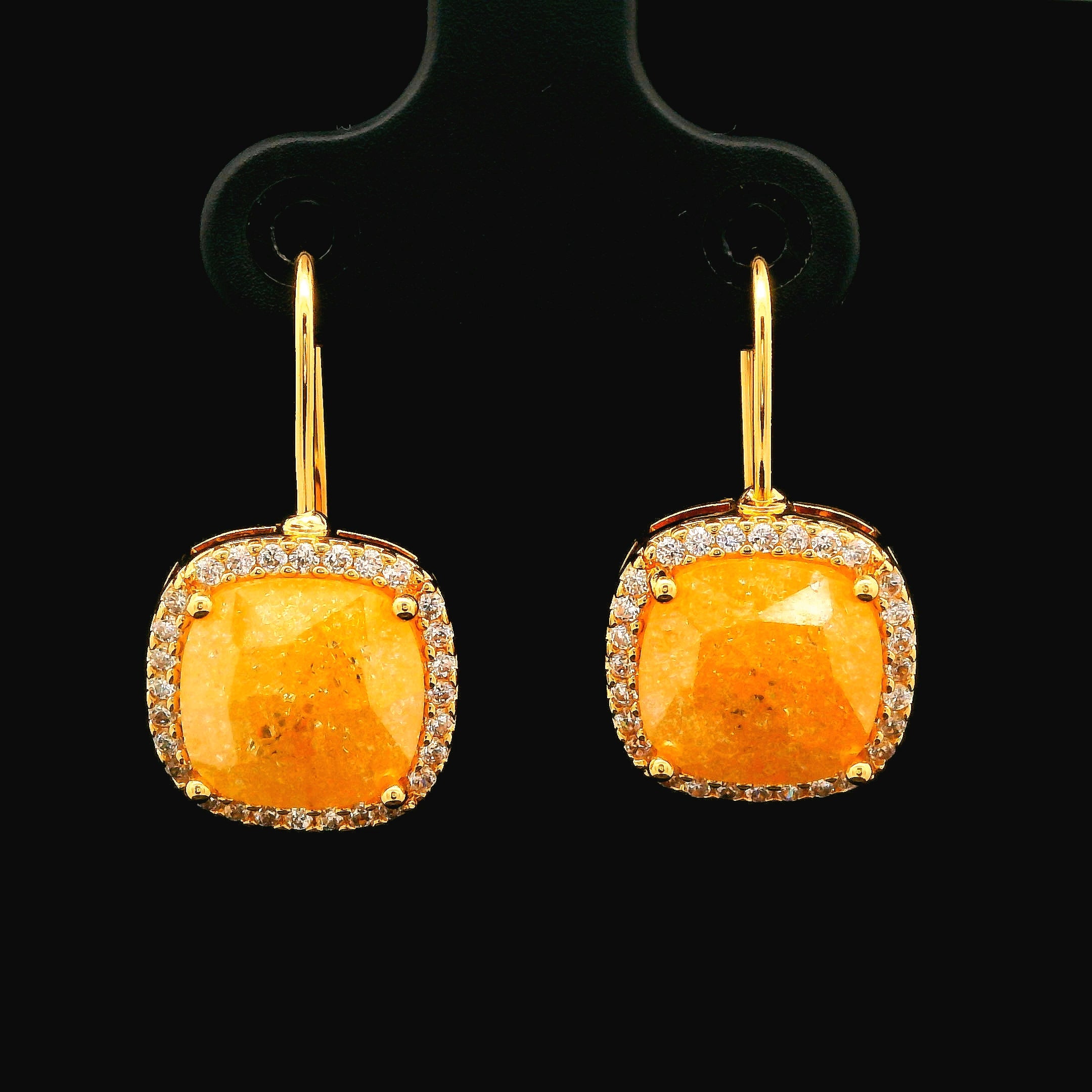 Zircon Earrings  12613