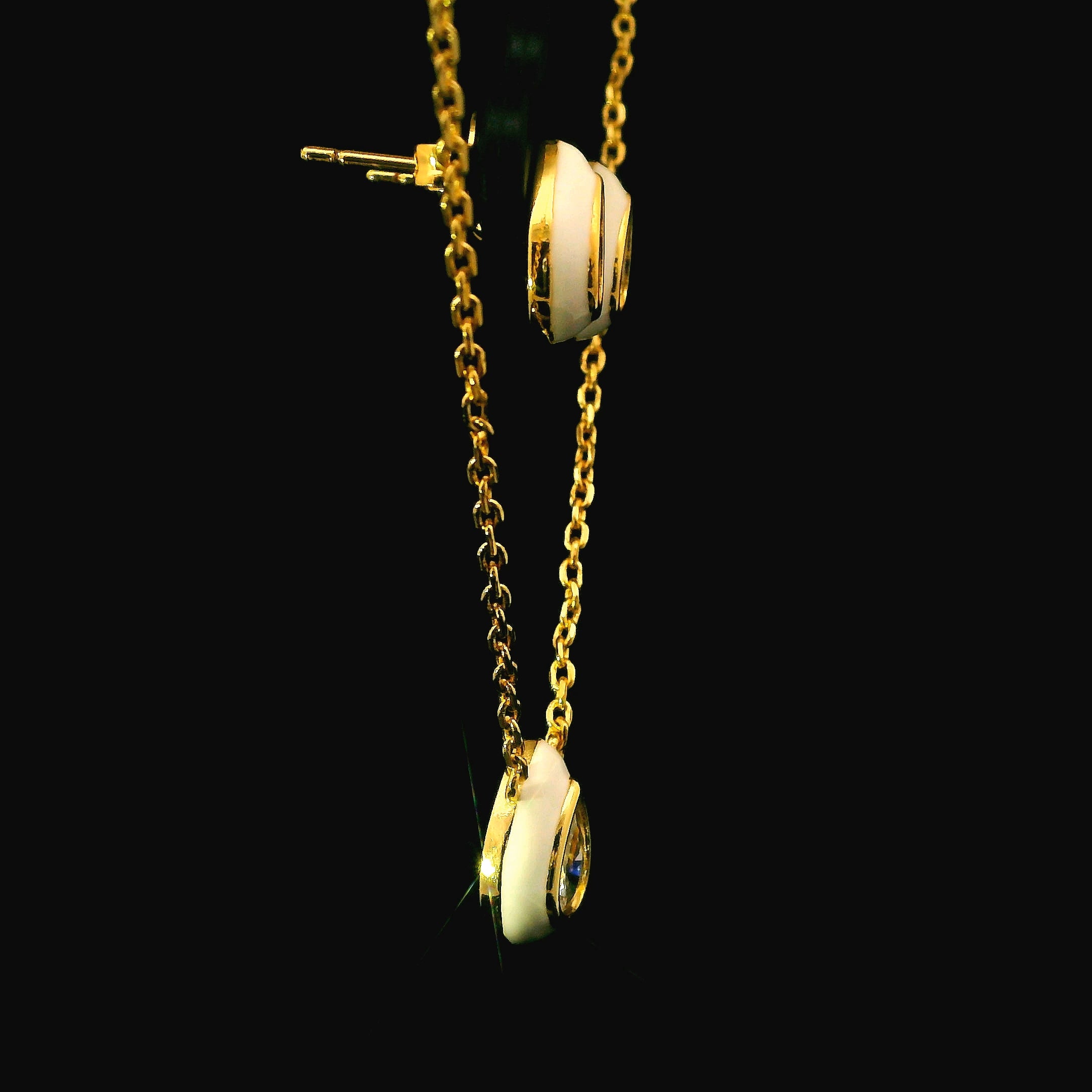 Zircon Chain Pendant Set  12730