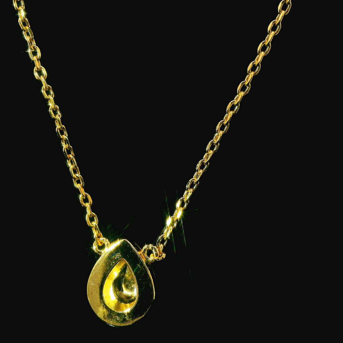 Zircon Chain Pendant Set 12740