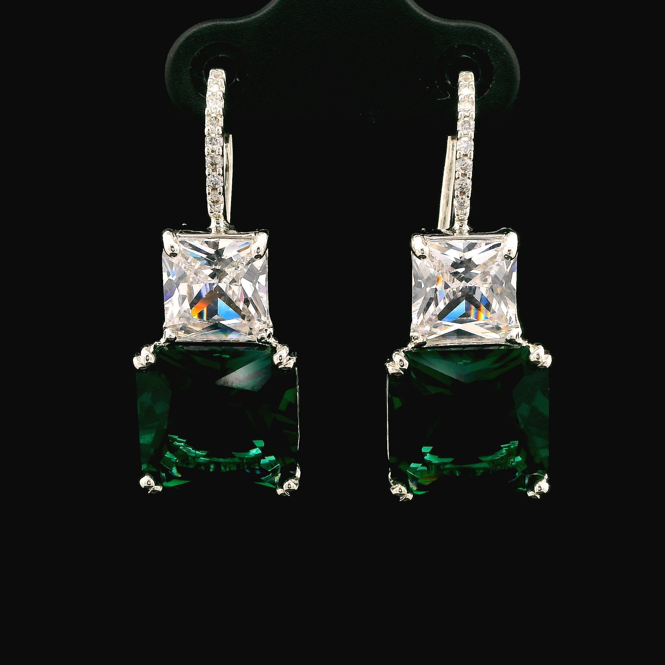 Zircon Earrings  13831