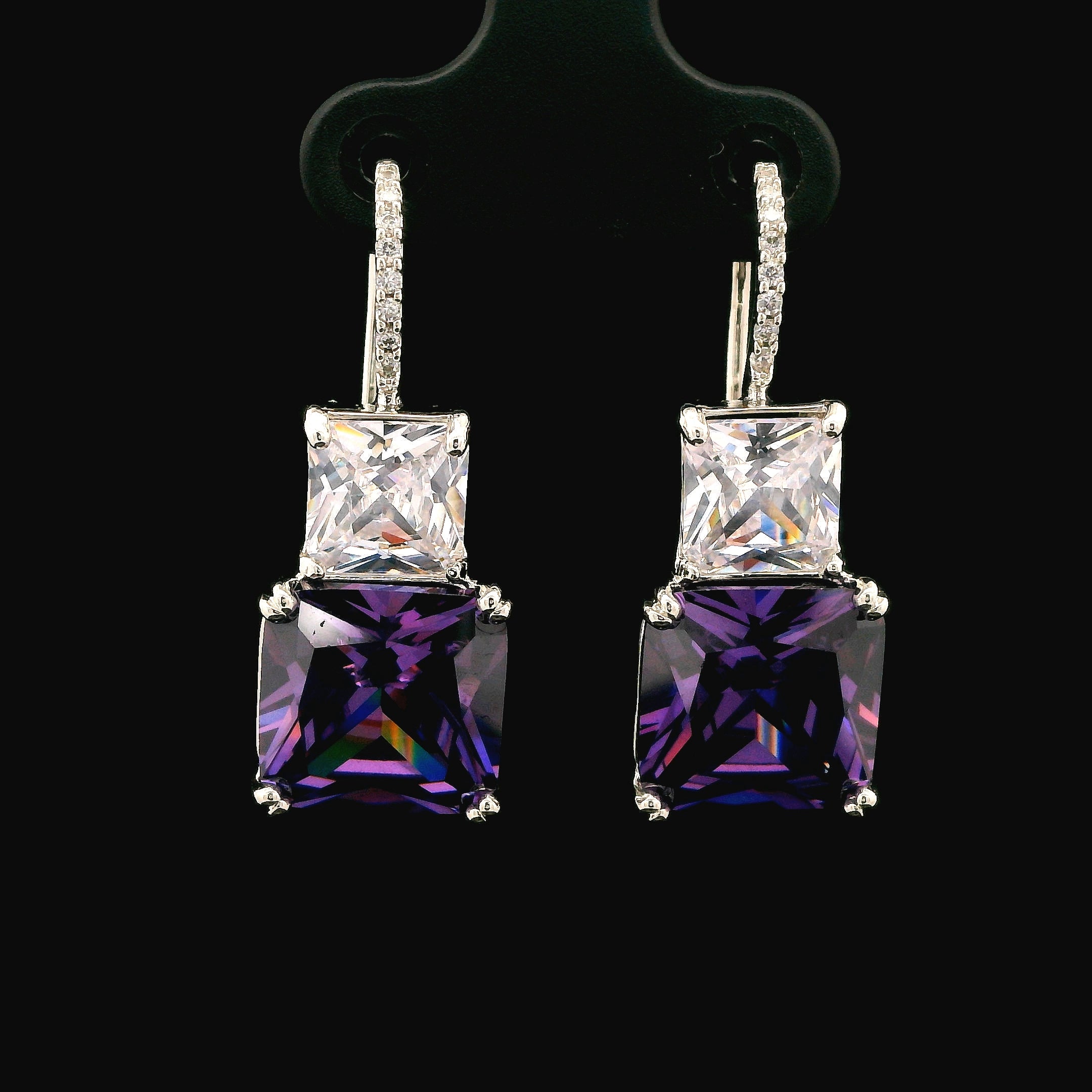 Zircon Earrings  13831