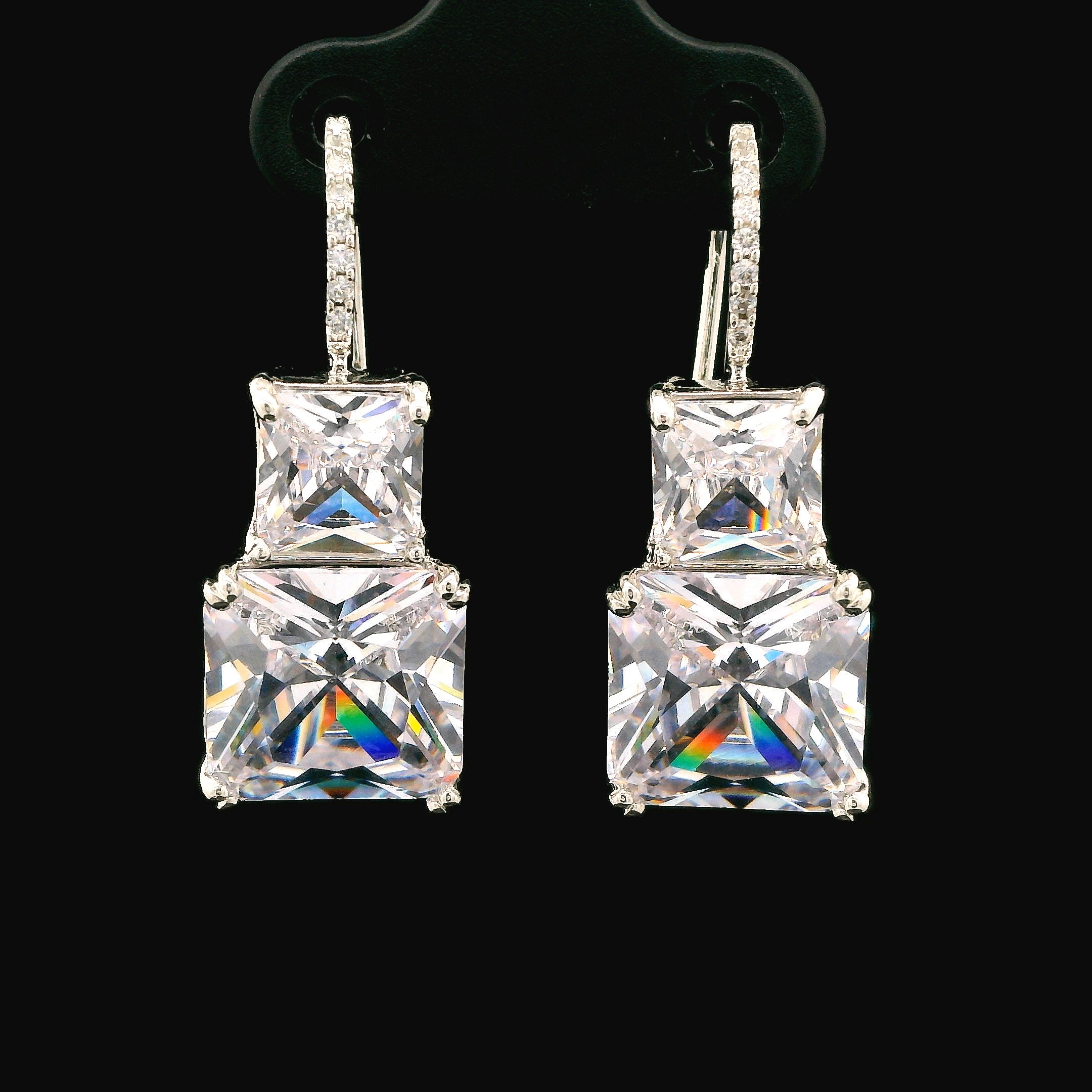 Zircon Earrings  13831