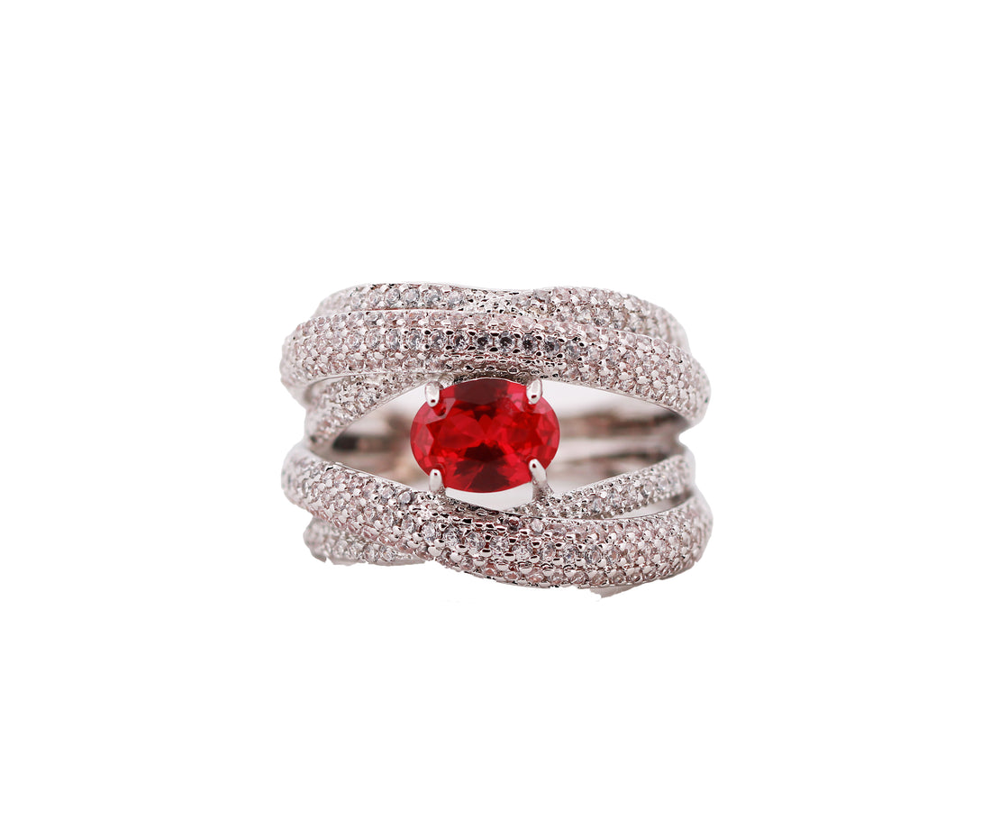 Zircon Finger Ring 19615