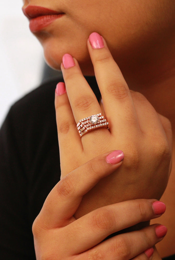 Zircon Finger Ring 44