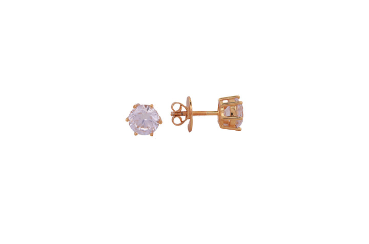 92.5 Sterling Silver Classic Round Stud Earrings 17790