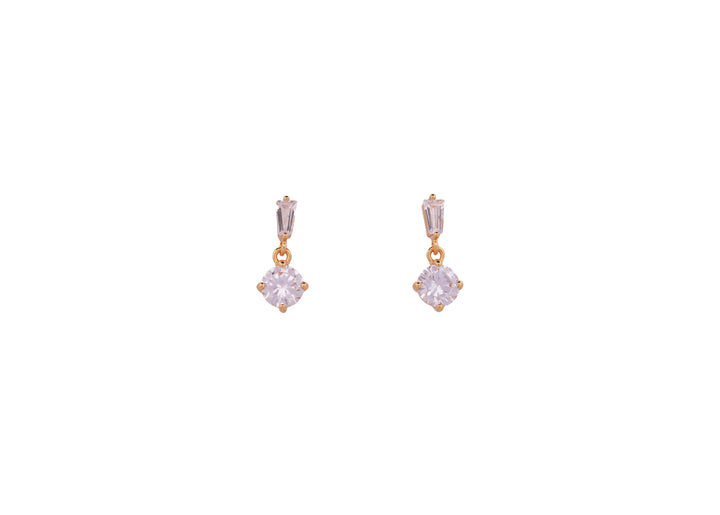 92.5 Sterling Silver Short Dangle Earrings 18050