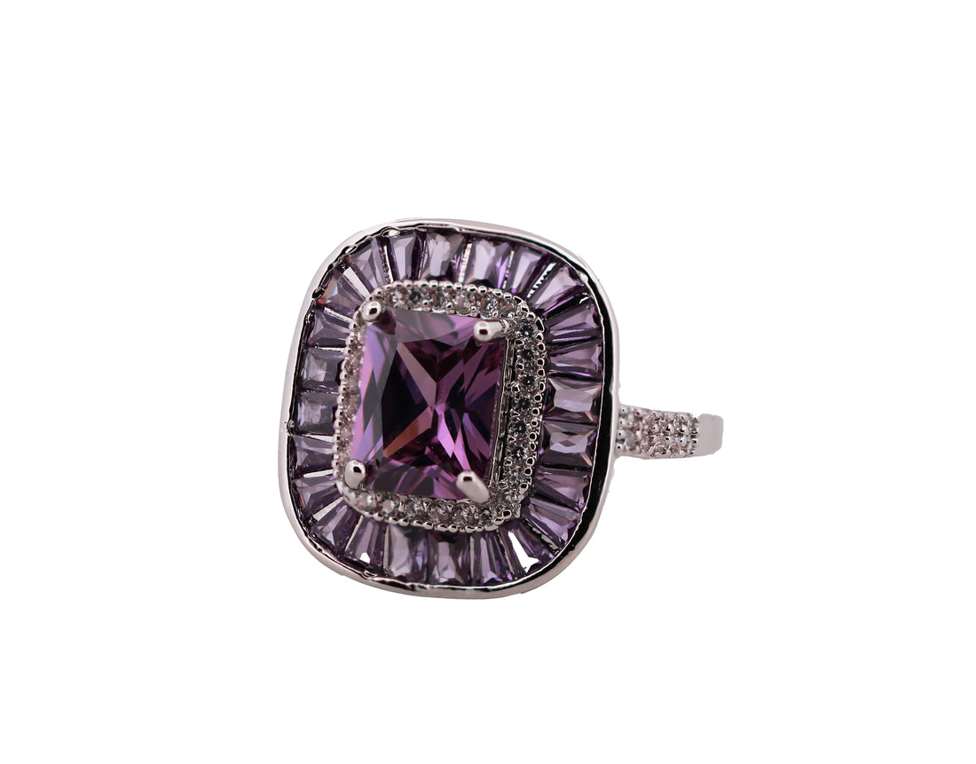 Zircon Finger Ring 19672
