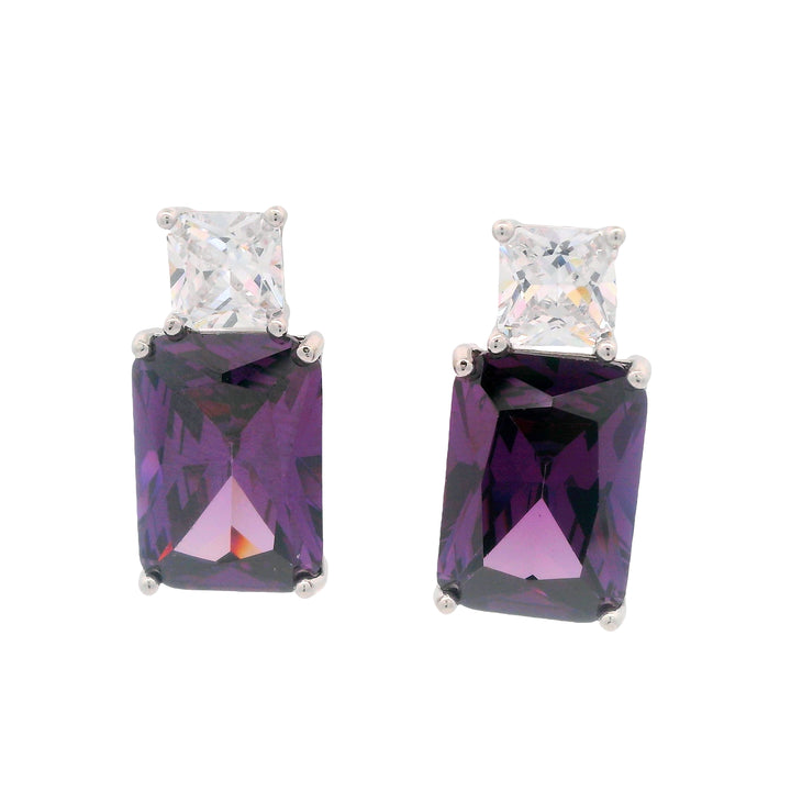 Zircon Earrings  18268
