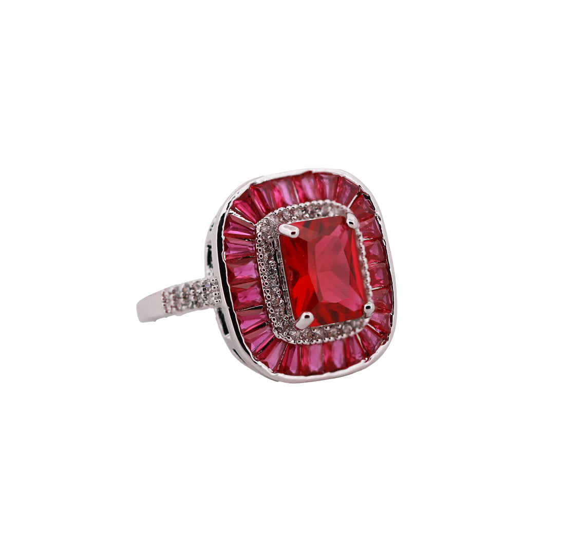 Zircon Finger Ring 19672