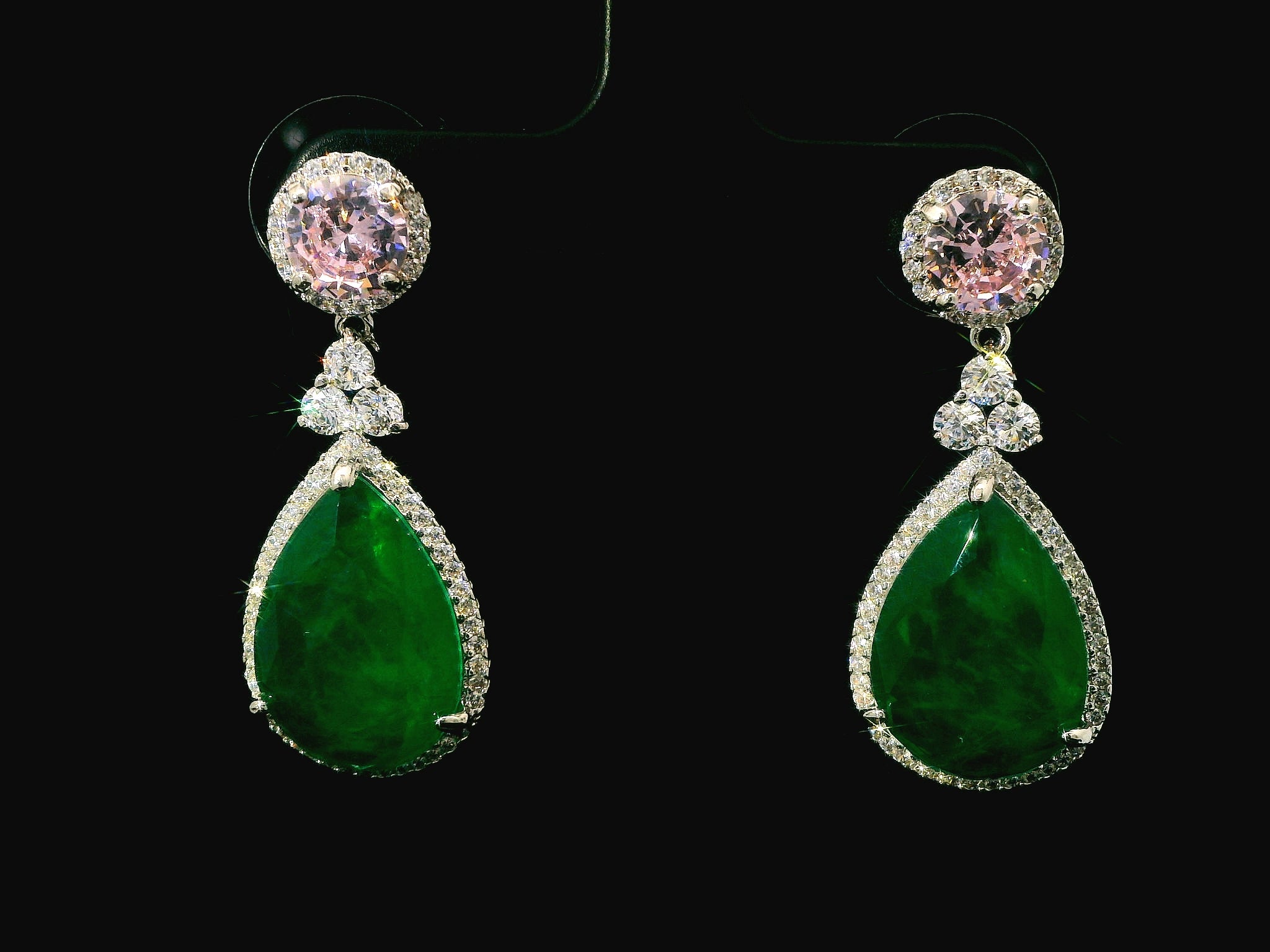 Zircon Earrings  18633