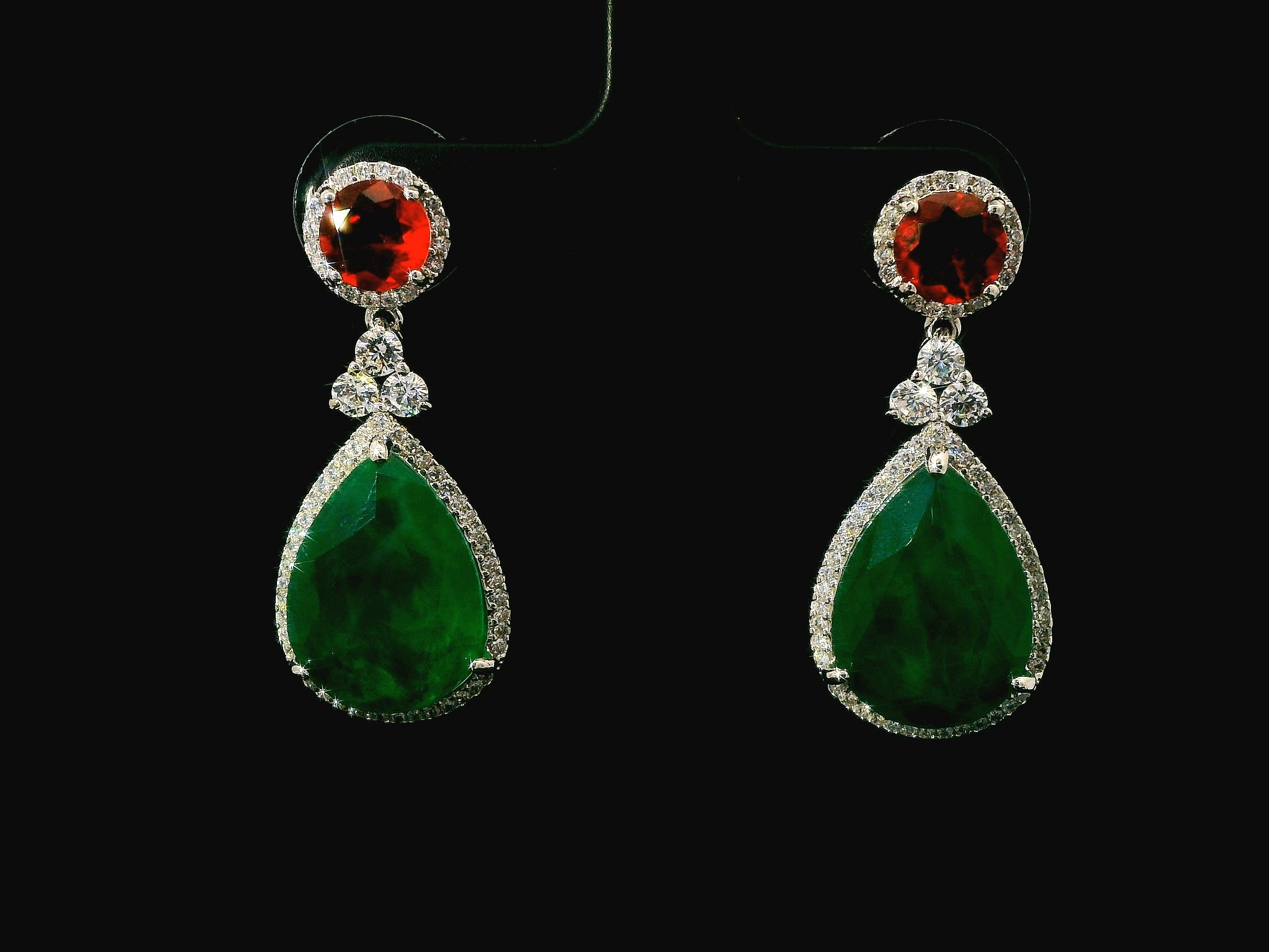 Zircon Earrings  18633