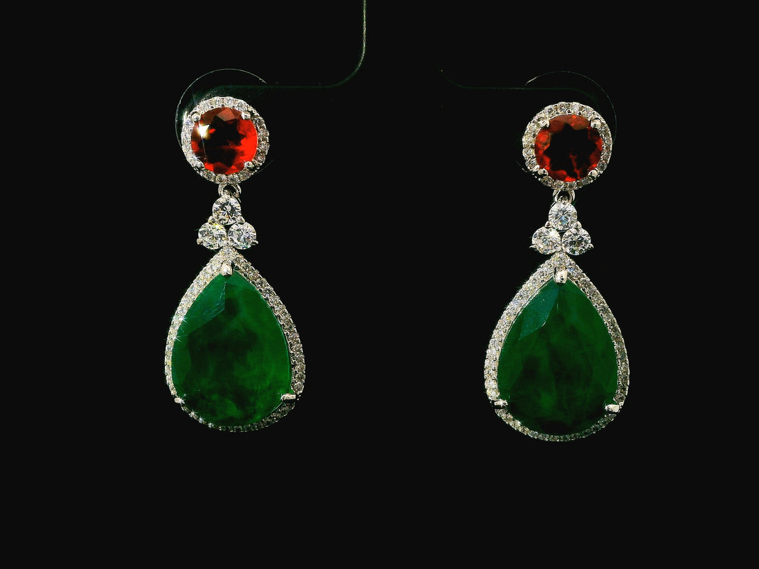 Zircon Earrings  18633