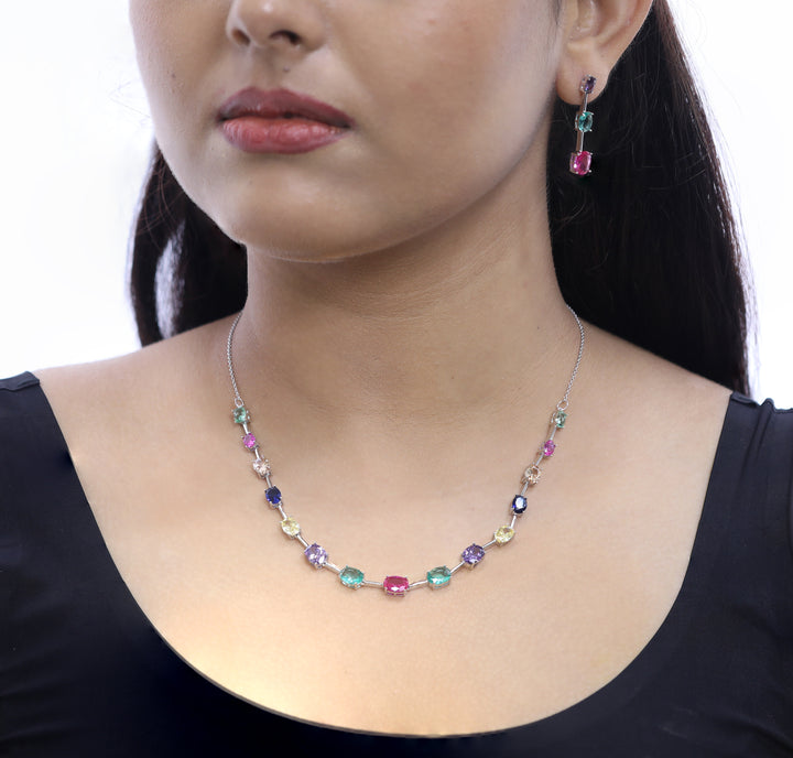 92.5 Sterling Silver Classic Oval Link Necklace 18901
