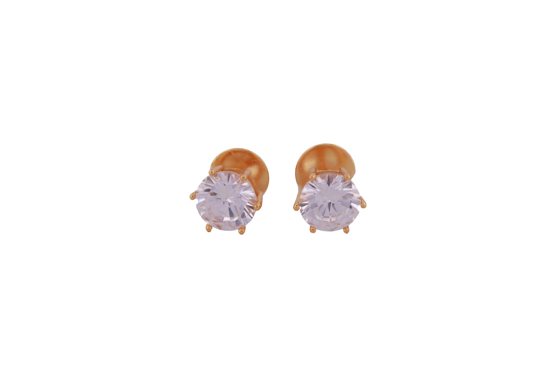 92.5 Sterling Silver  Classic Round Stud  Earrings 19415