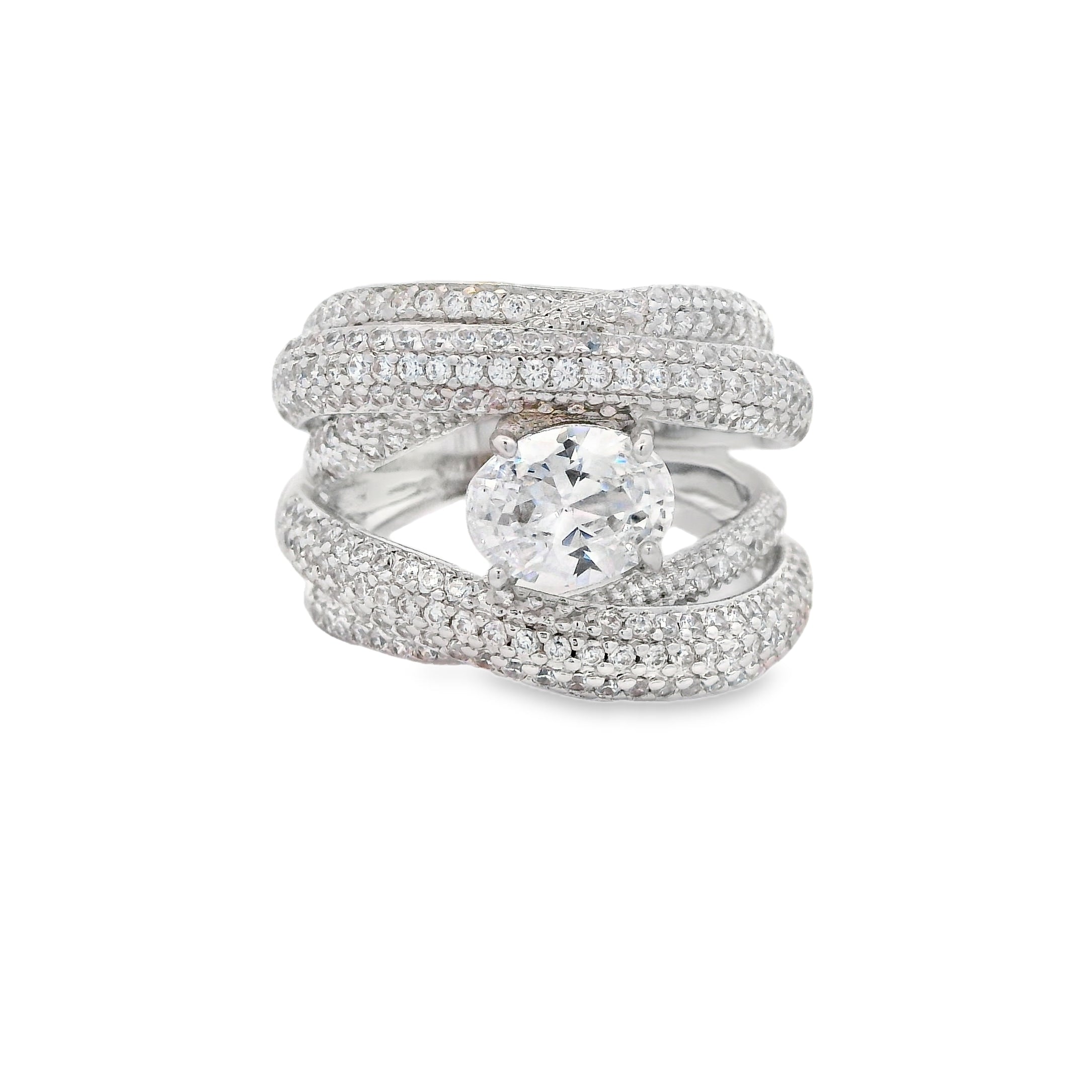 Zircon Finger Ring  19618