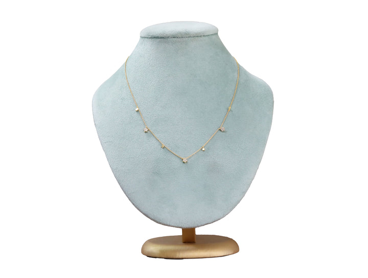 92.5 Sterling Silver Starburst Minimal Necklace 20523