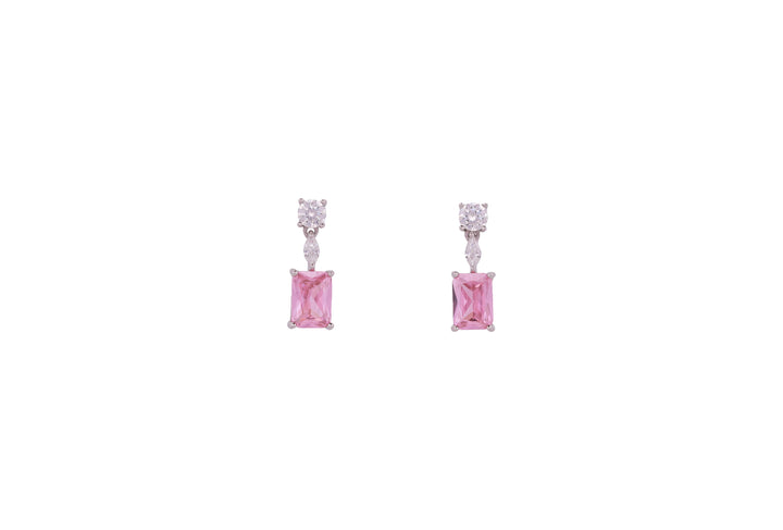 92.5 Sterling Silver Minimalist Drop Earrings 20578