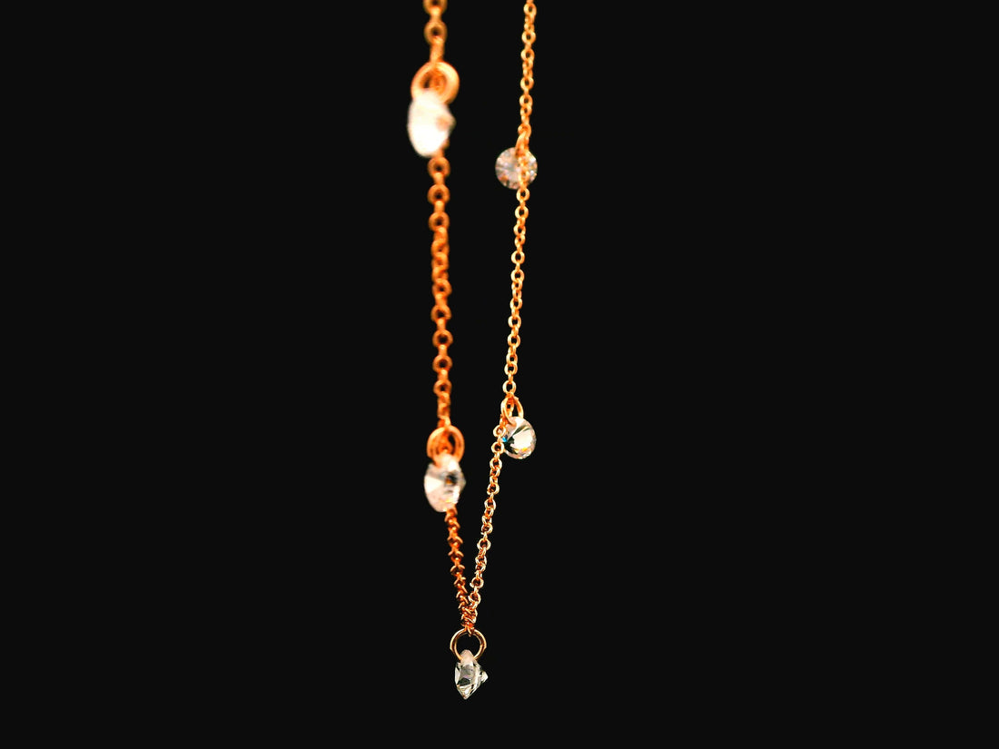 Zircon Chain Pendant Set 20893