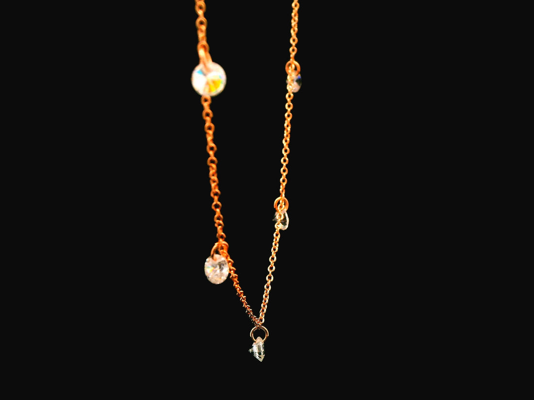Zircon Chain Pendant Set 20893