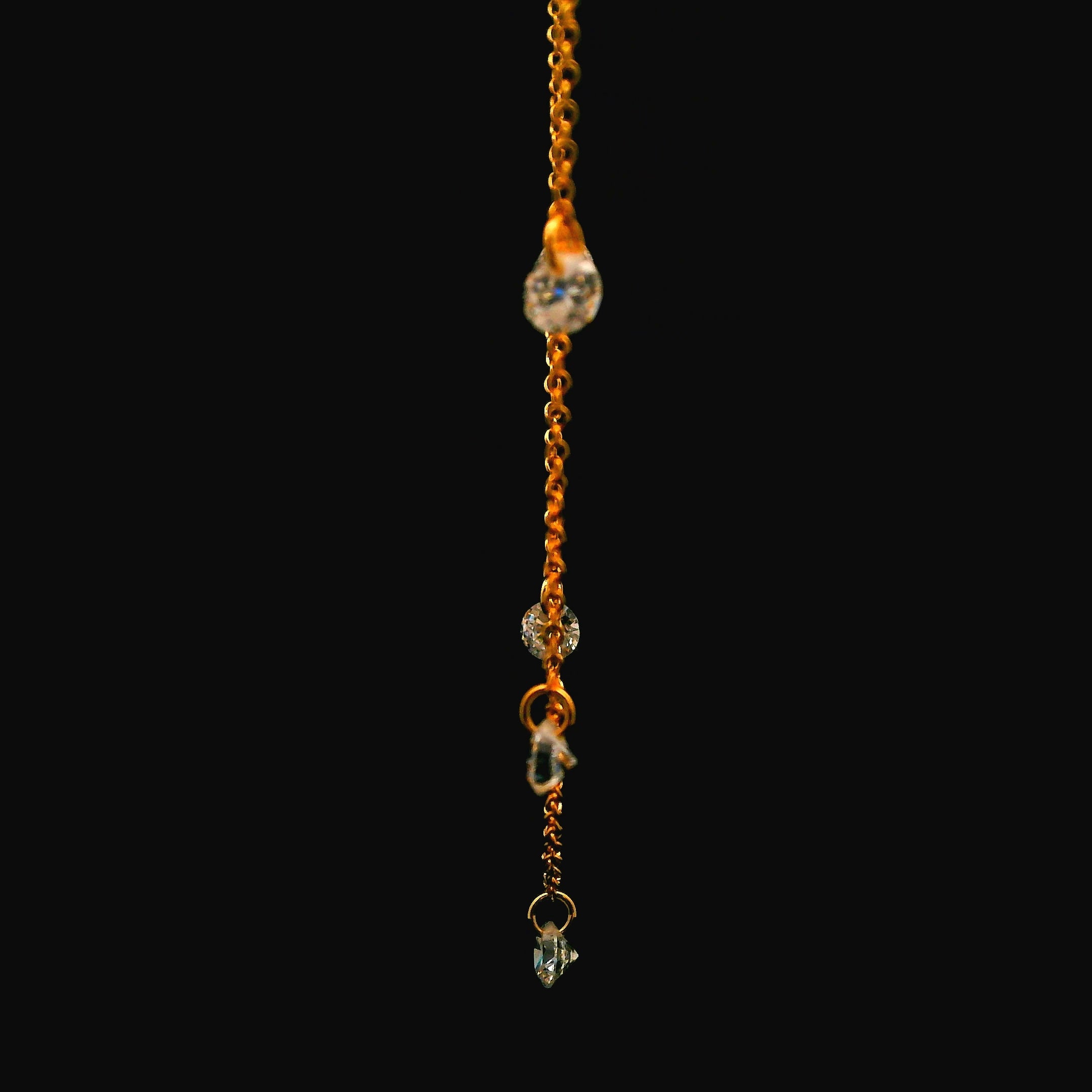 Zircon Chain Pendant Set 20893