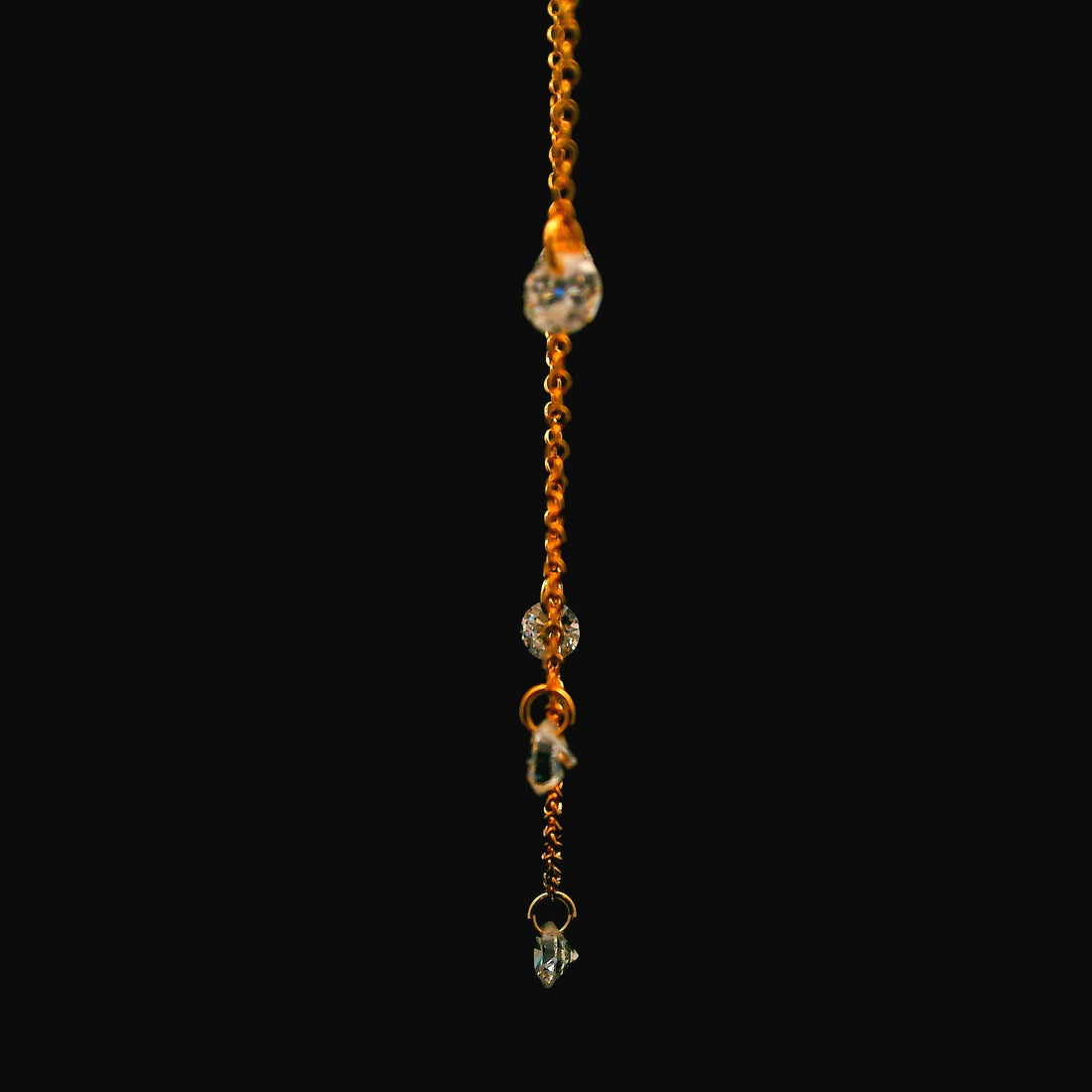 Zircon Chain Pendant Set 20893