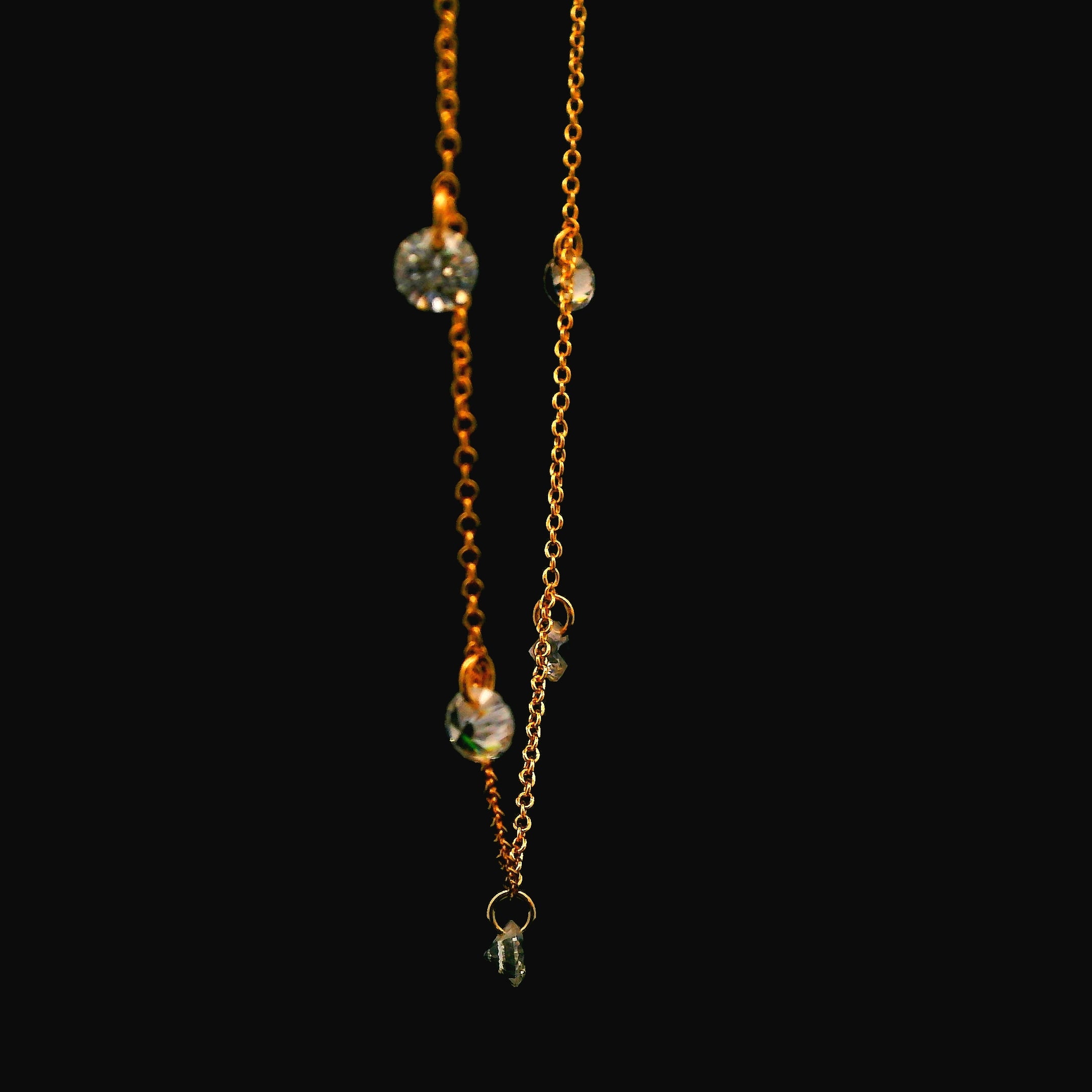 Zircon Chain Pendant Set 20893