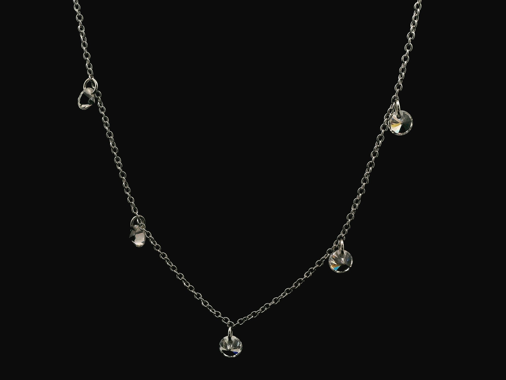 Zircon Chain Pendant Set 20893