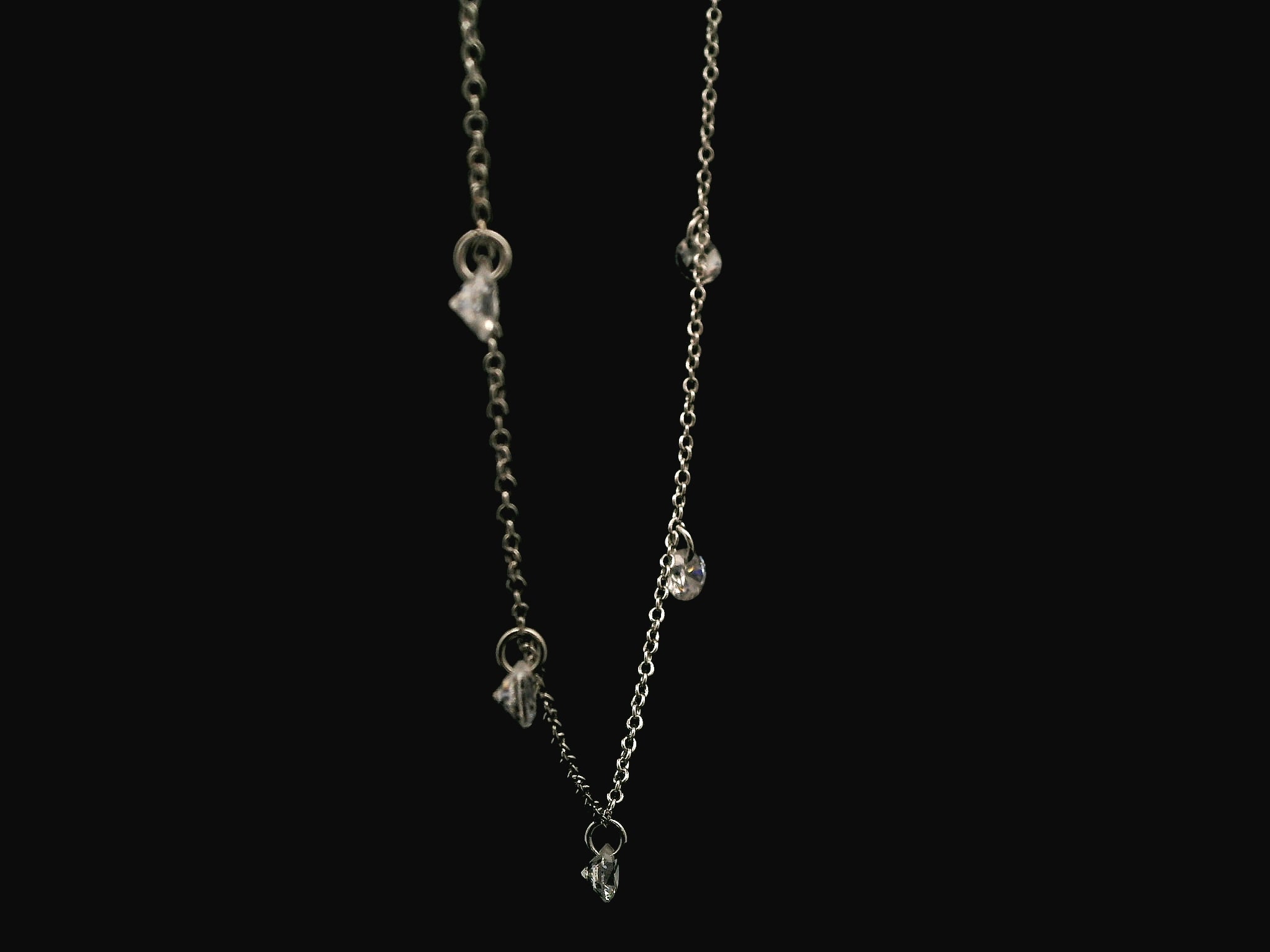 Zircon Chain Pendant Set 20893