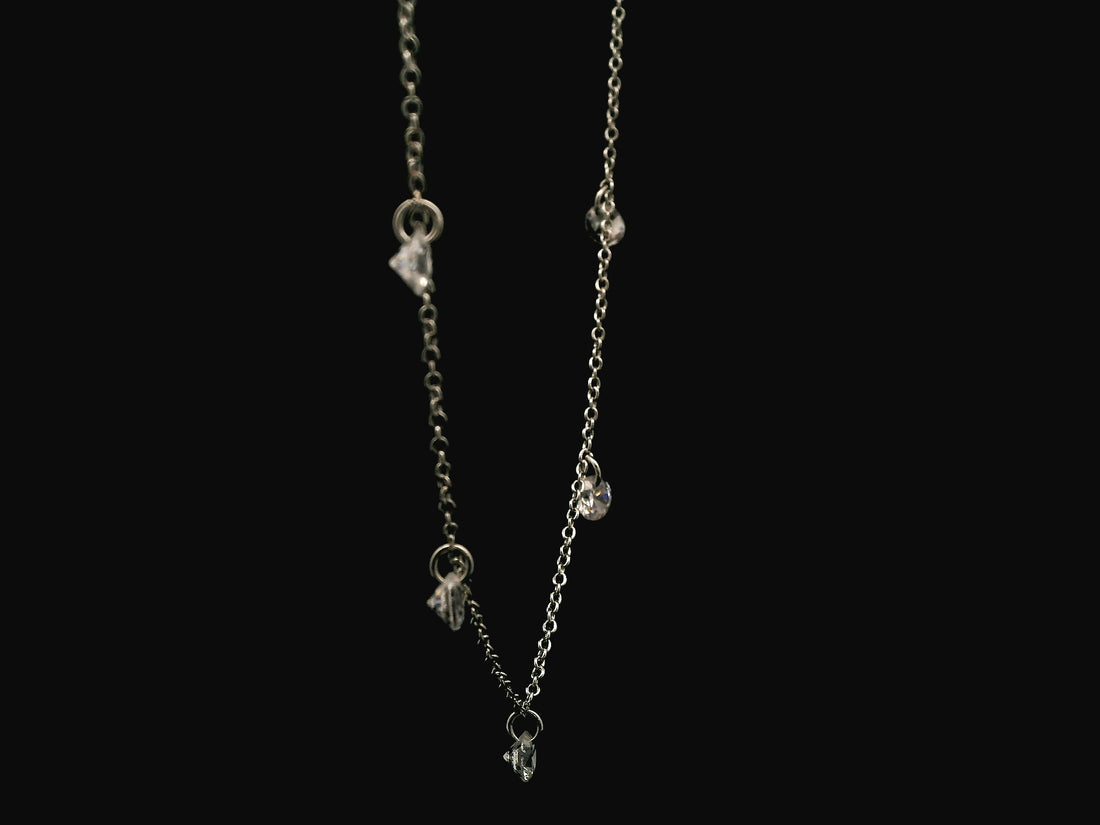 Zircon Chain Pendant Set 20893