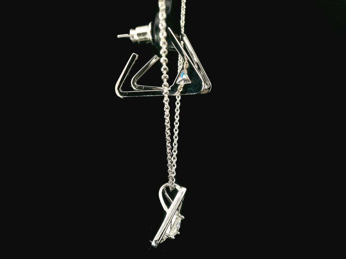 Zircon Chain Pendant Set  20896