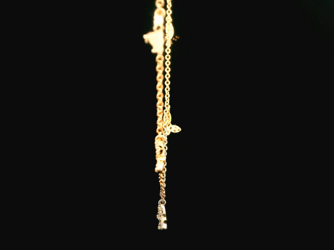 Zircon Chain Pendant Set 20976